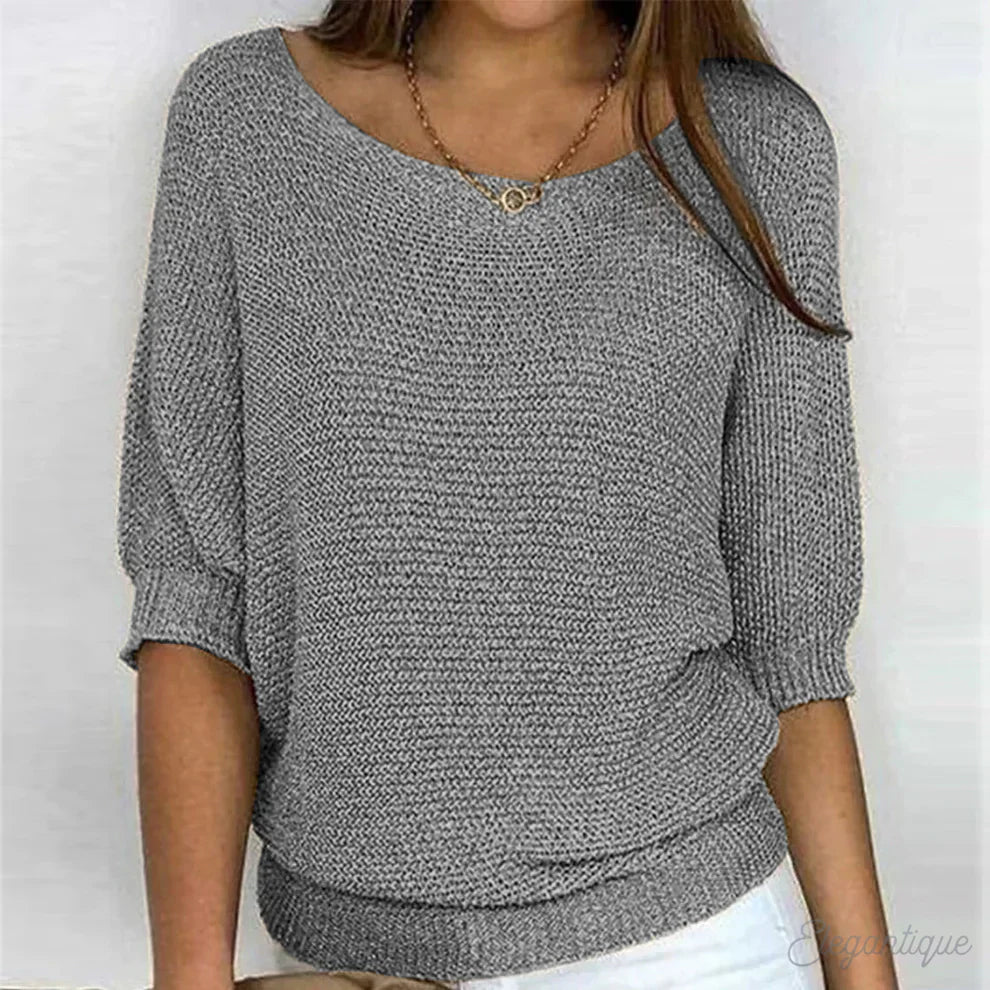 Damen Pullover Elegantes Design Weich