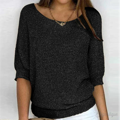 Damen Pullover Elegantes Design Weich