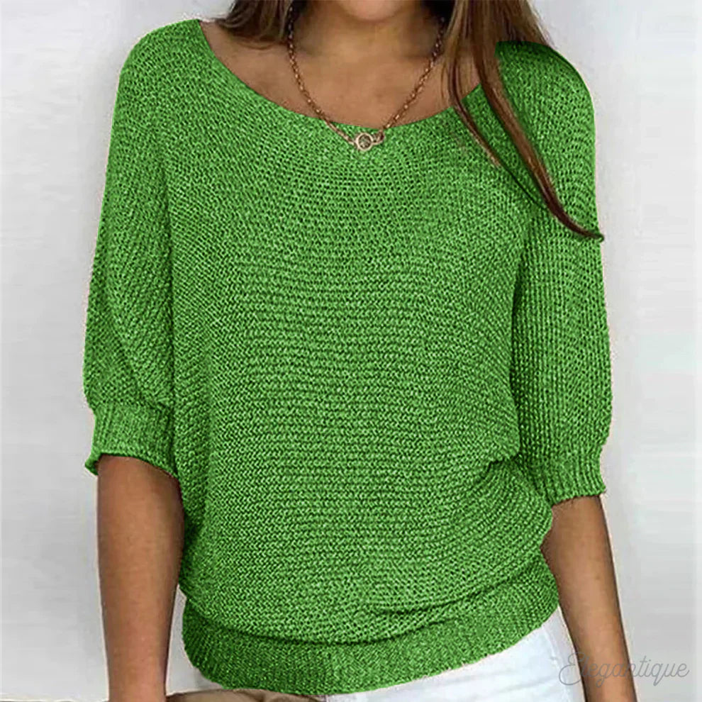 Damen Pullover Elegantes Design Weich