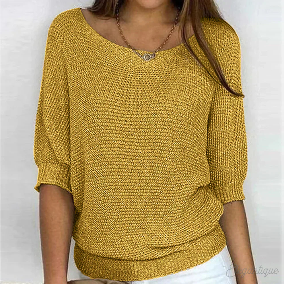 Damen Pullover Elegantes Design Weich