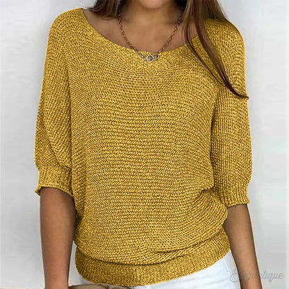 Damen Pullover Elegantes Design Weich