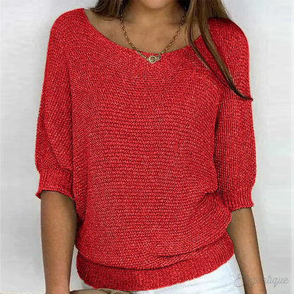 Damen Pullover Elegantes Design Weich