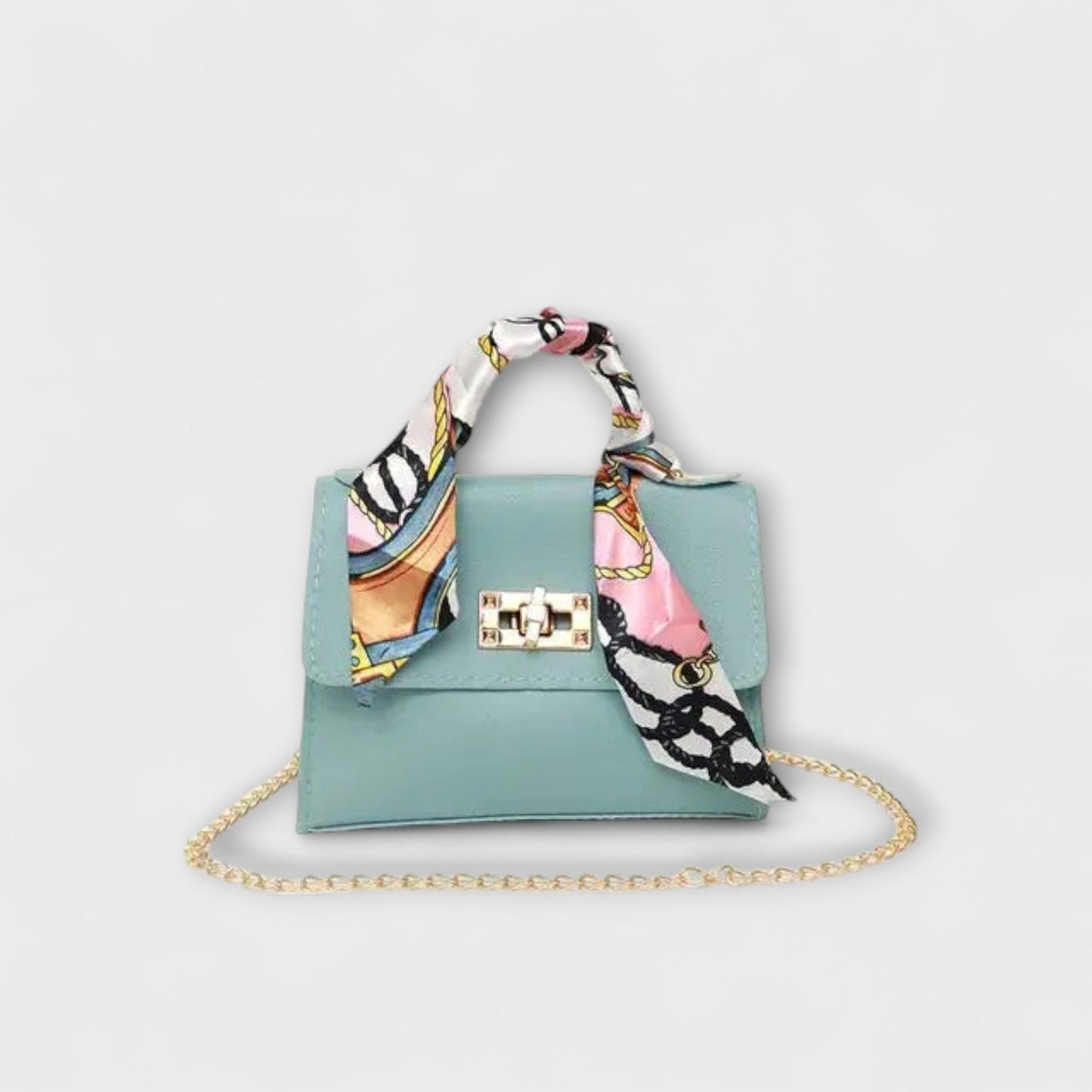 Damenhandtasche mit Ketten Schulterriemen Elegantes Design