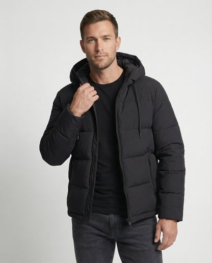Herren Winterjacke Warme Pufferjacke Isolierung - Norvielle