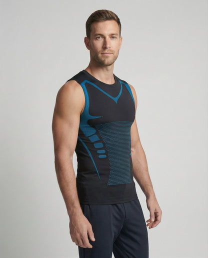 Herren Tanktop Figurformendes Muskelshirt - Norvielle