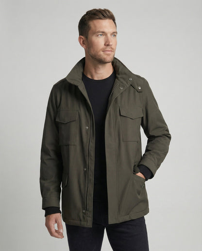 Herren Outdoor-Jacke Warm Wasserdicht Hohlkragen