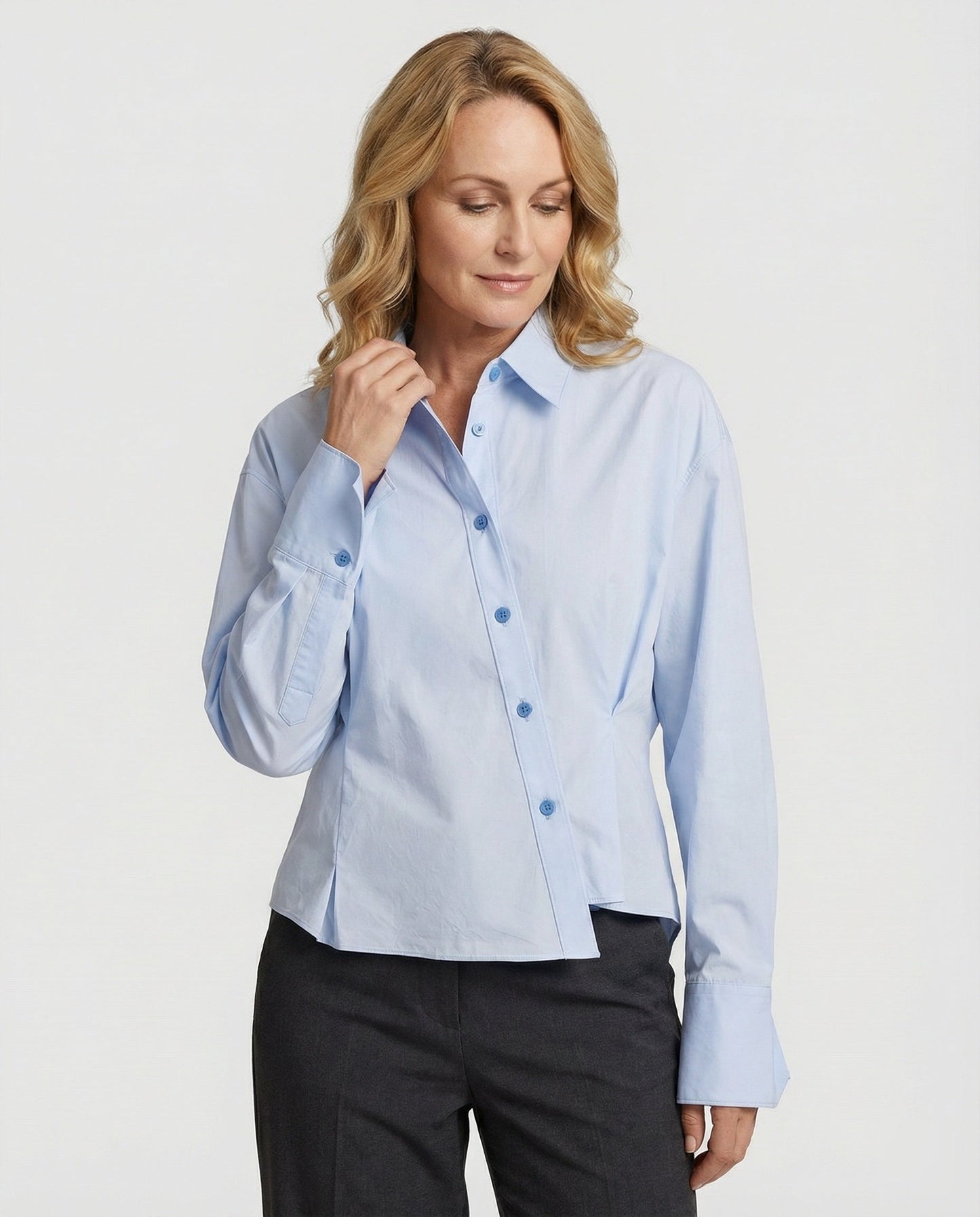 Damen Asymmetrisches Hemd Modern Trendy - Norvielle