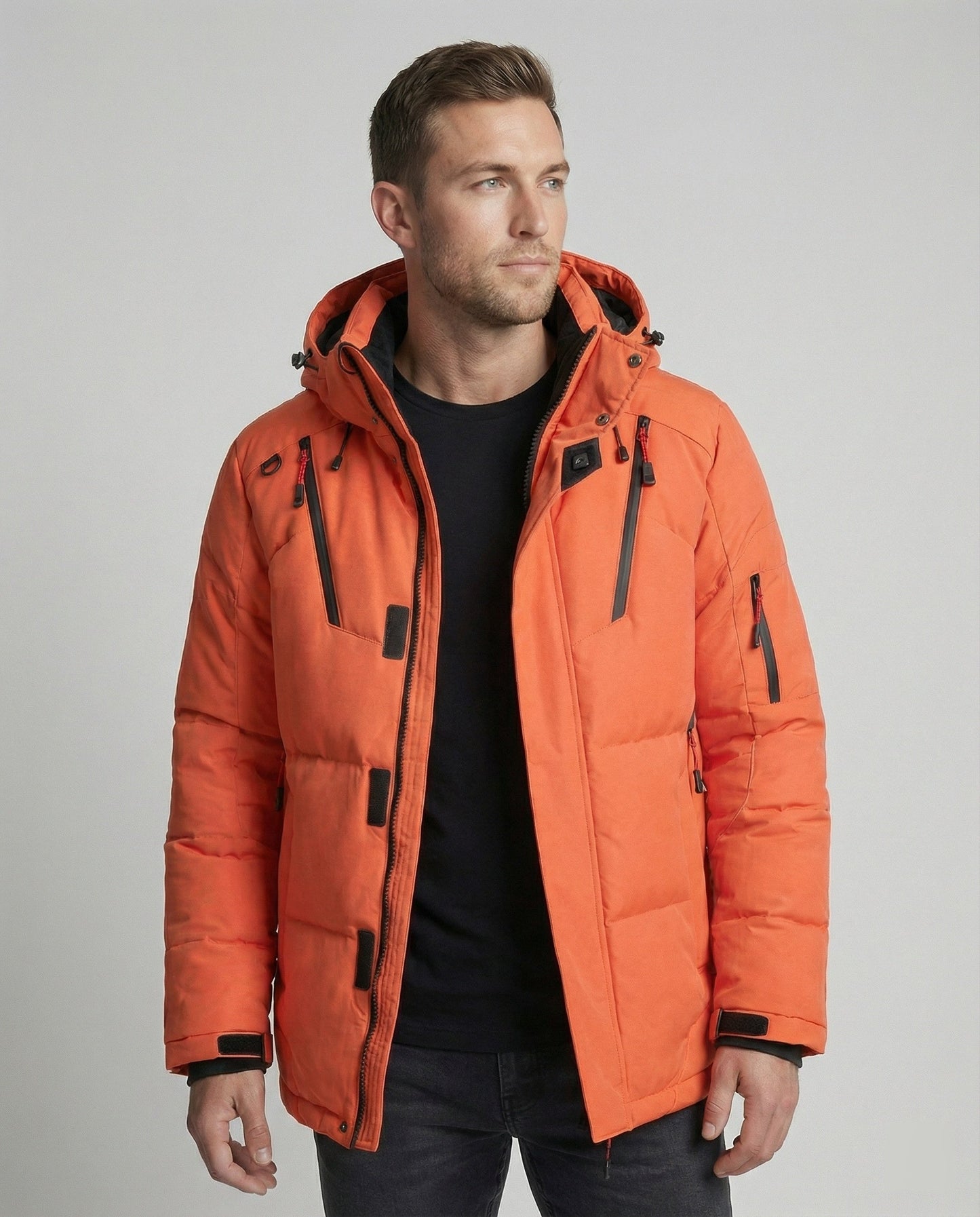 Herren Winterjacke Warm Isoliert Wasserabweisend - Norvielle