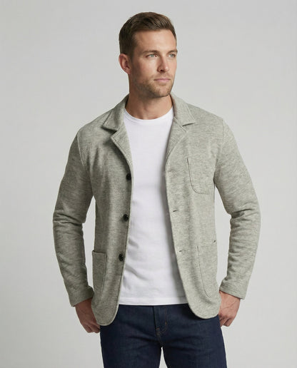 Herren Blazer Maßanfertigung Mit Taschen Elegant Schwarz - Norvielle