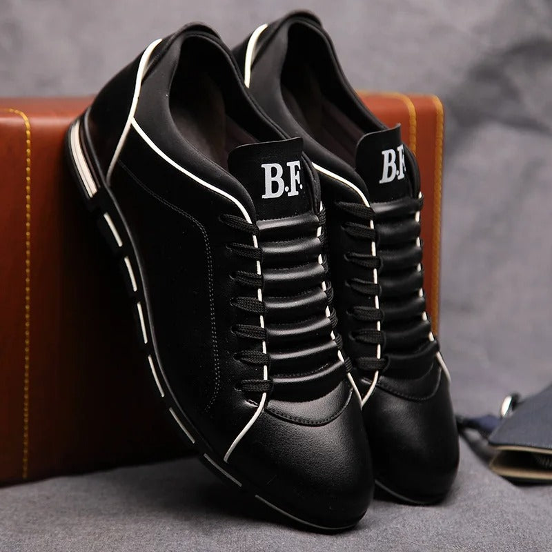 Herren Lederschuhe Robust Echtleder