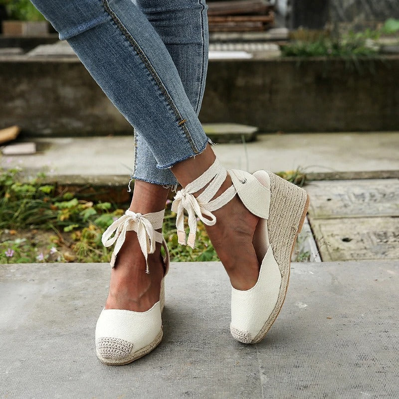Damen Sandalen Heidi-Stil Sommer - Norvielle