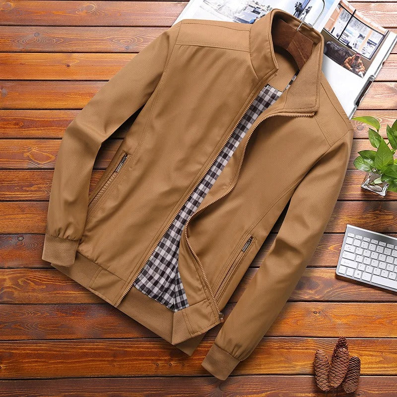 Herren Sommerjacke Winddicht Slim Fit