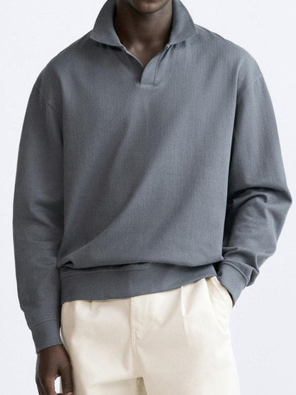 r Pullover mit Polokragen Eleganter Stil