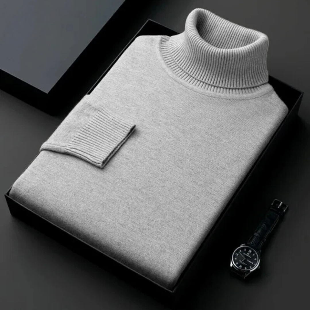 Herren Rollkragenpullover Wärmer