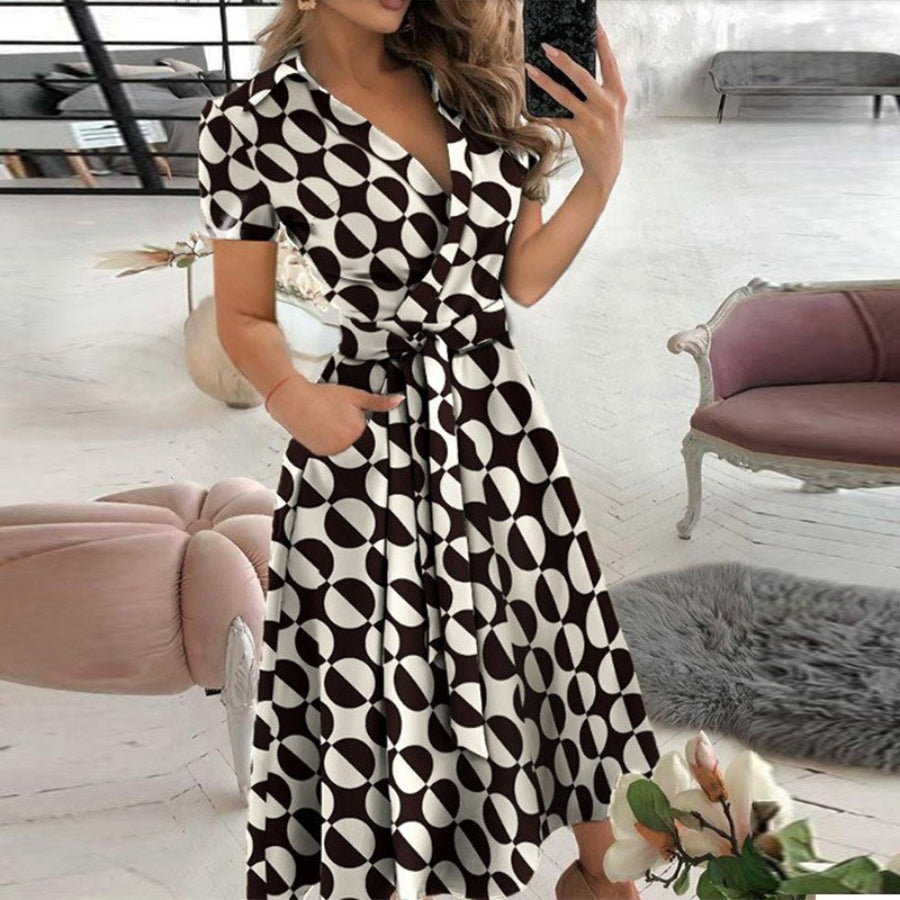 Damen A-Linien-Kleid Lang Elegantes Zeitloses Design
