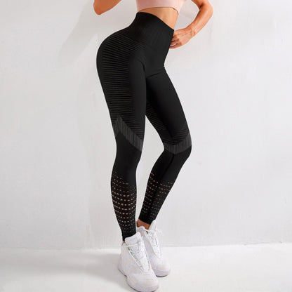 Damen Fitnessleggings Stretch Stoff Sportlich