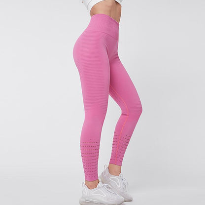 Damen Fitnessleggings Stretch Stoff Sportlich
