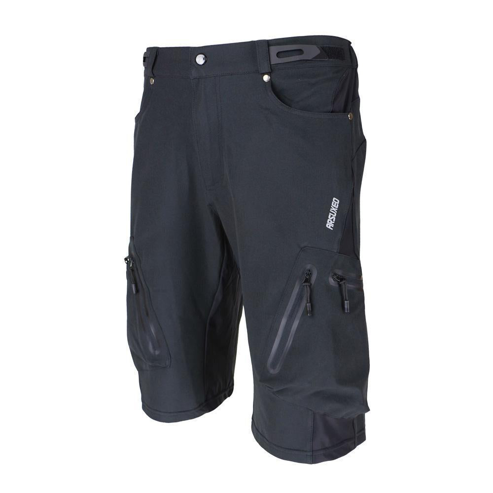 Herren Radhose Atmungsaktive Cycling Shorts Schwarz - Norvielle
