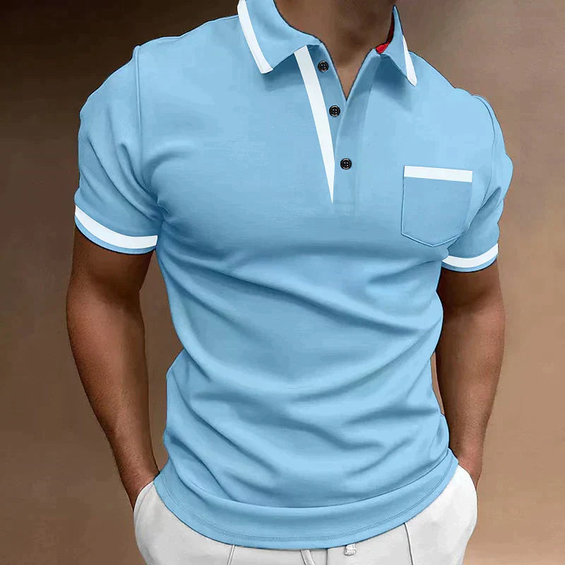 Herren Polo-Shirt Klassisch Slim-Fit