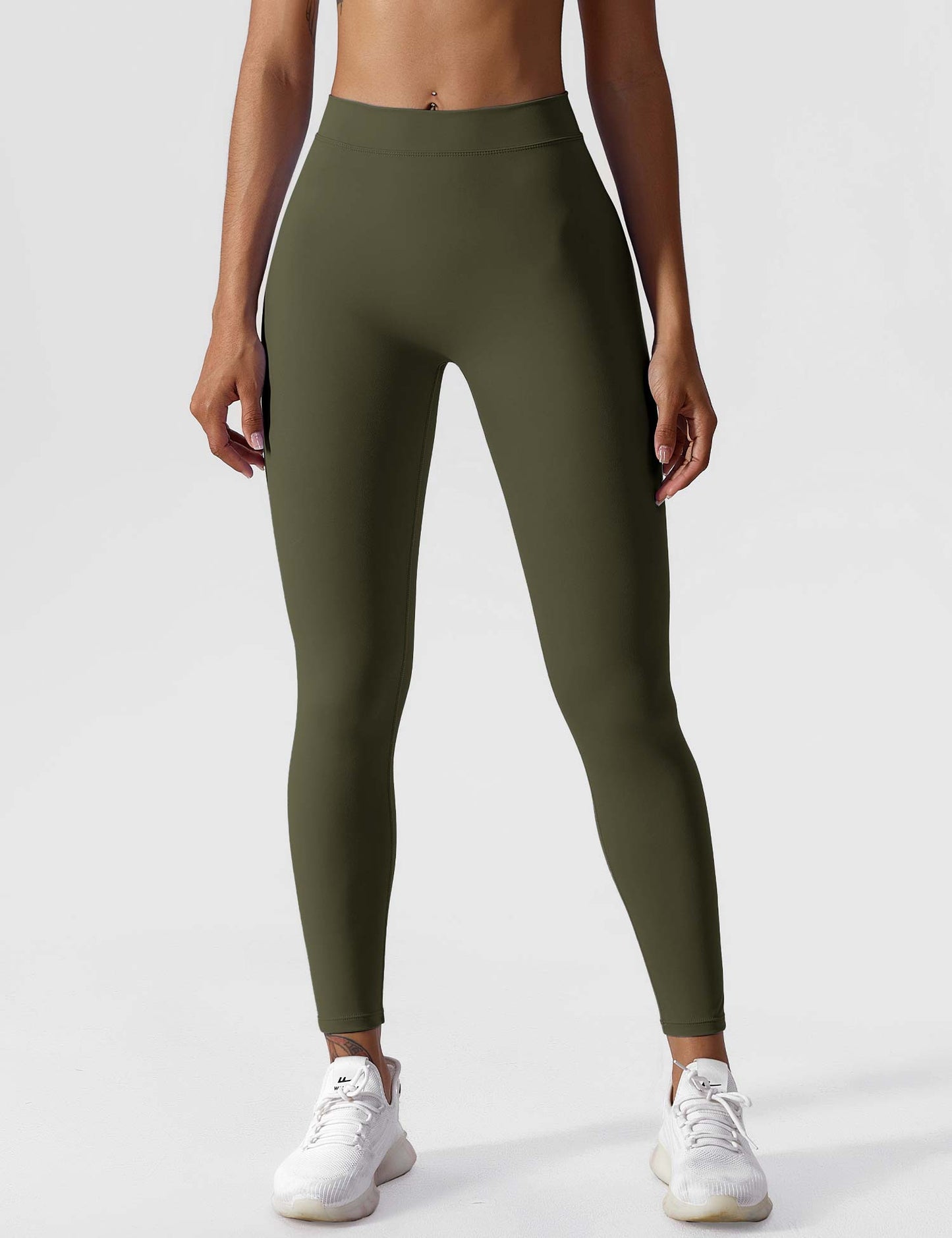 Damen Leggings Nahtlos Stretch Scrunch