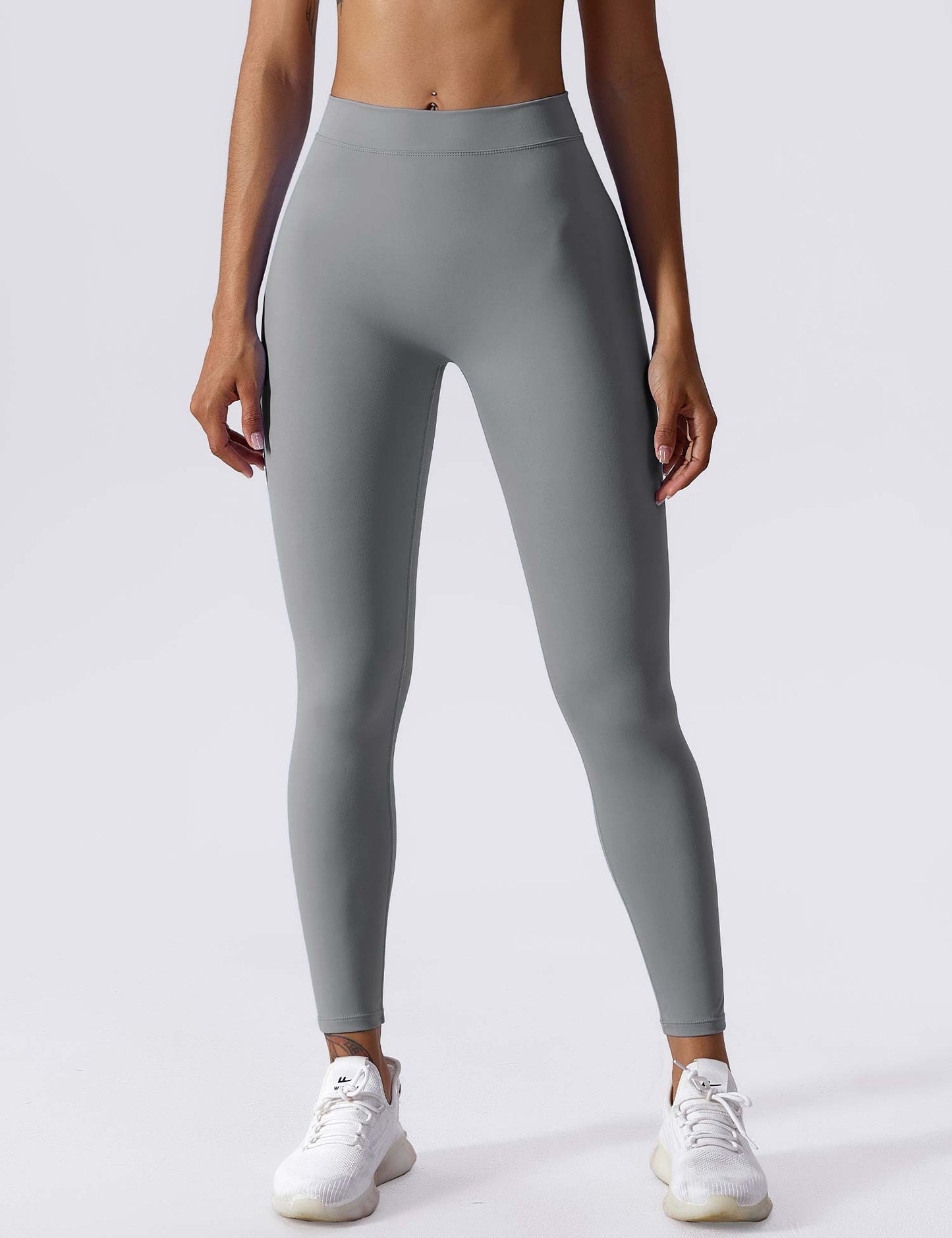 Damen Leggings Nahtlos Stretch Scrunch