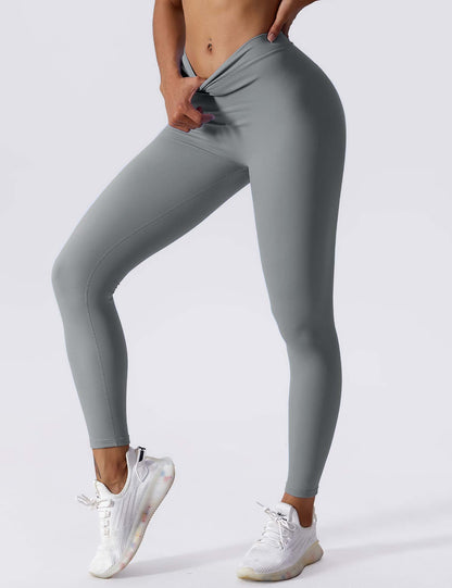 Damen Leggings Nahtlos Stretch Scrunch