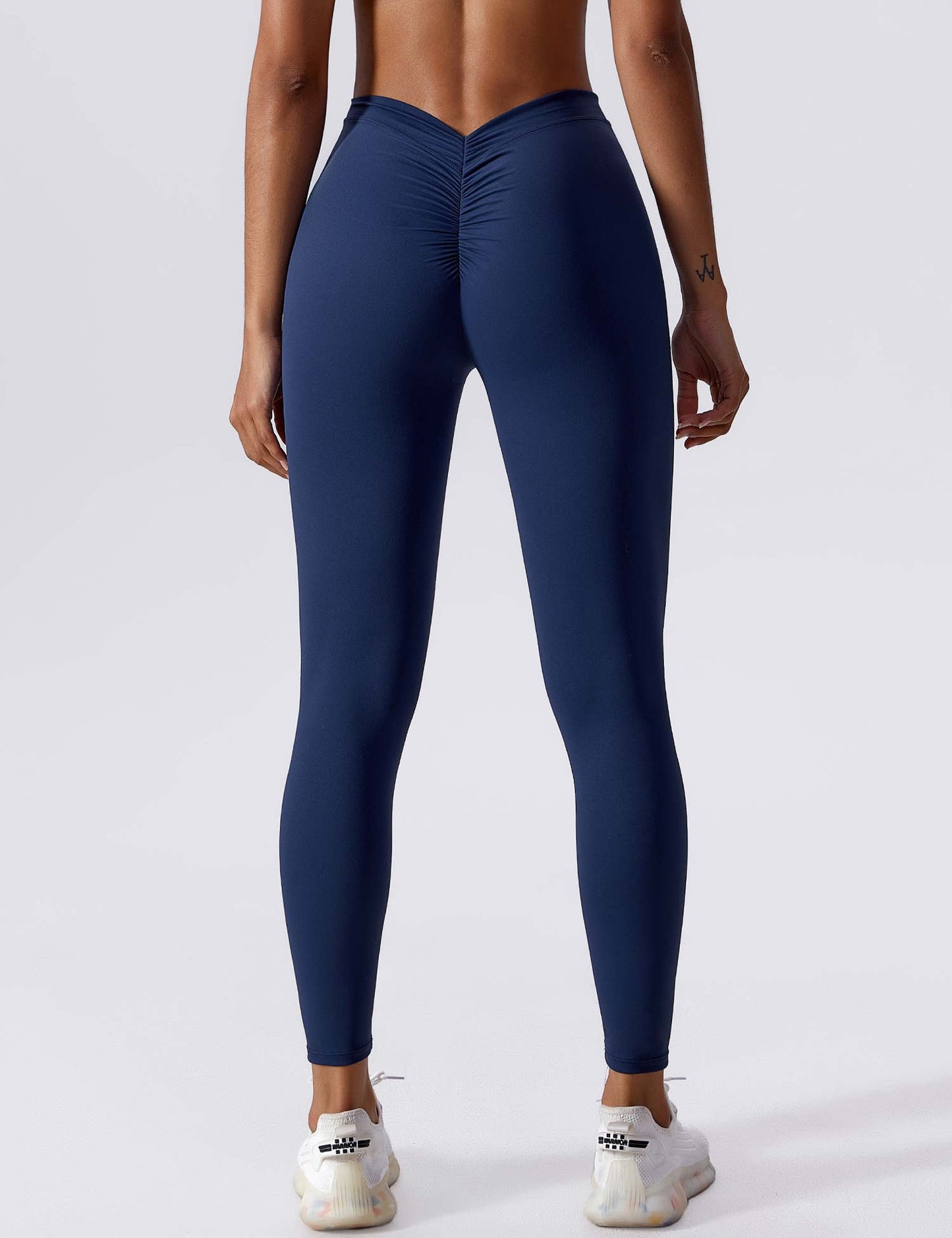 Damen Leggings Nahtlos Stretch Scrunch