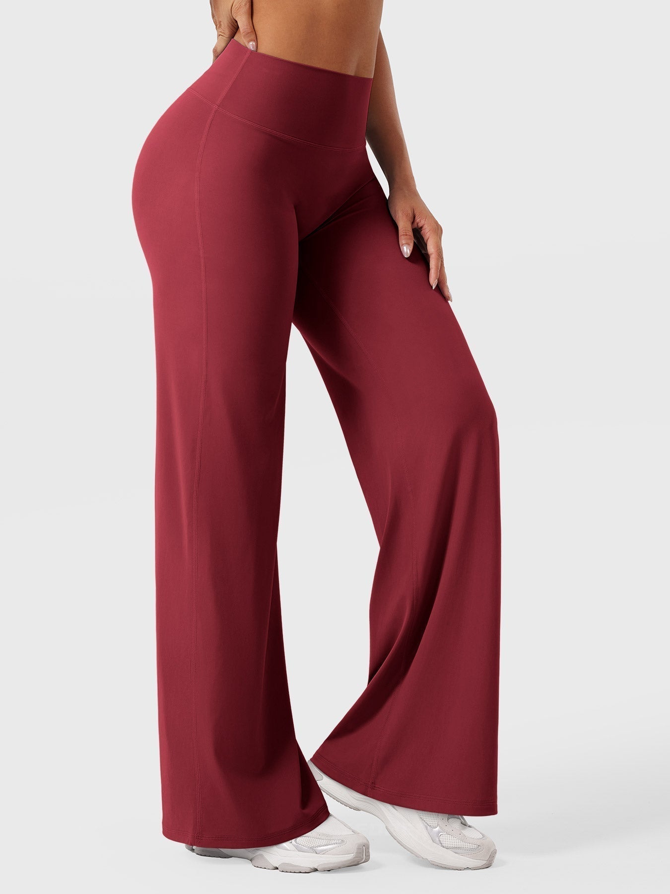 Damen Sommerhose Hohe Taille Slim Fit
