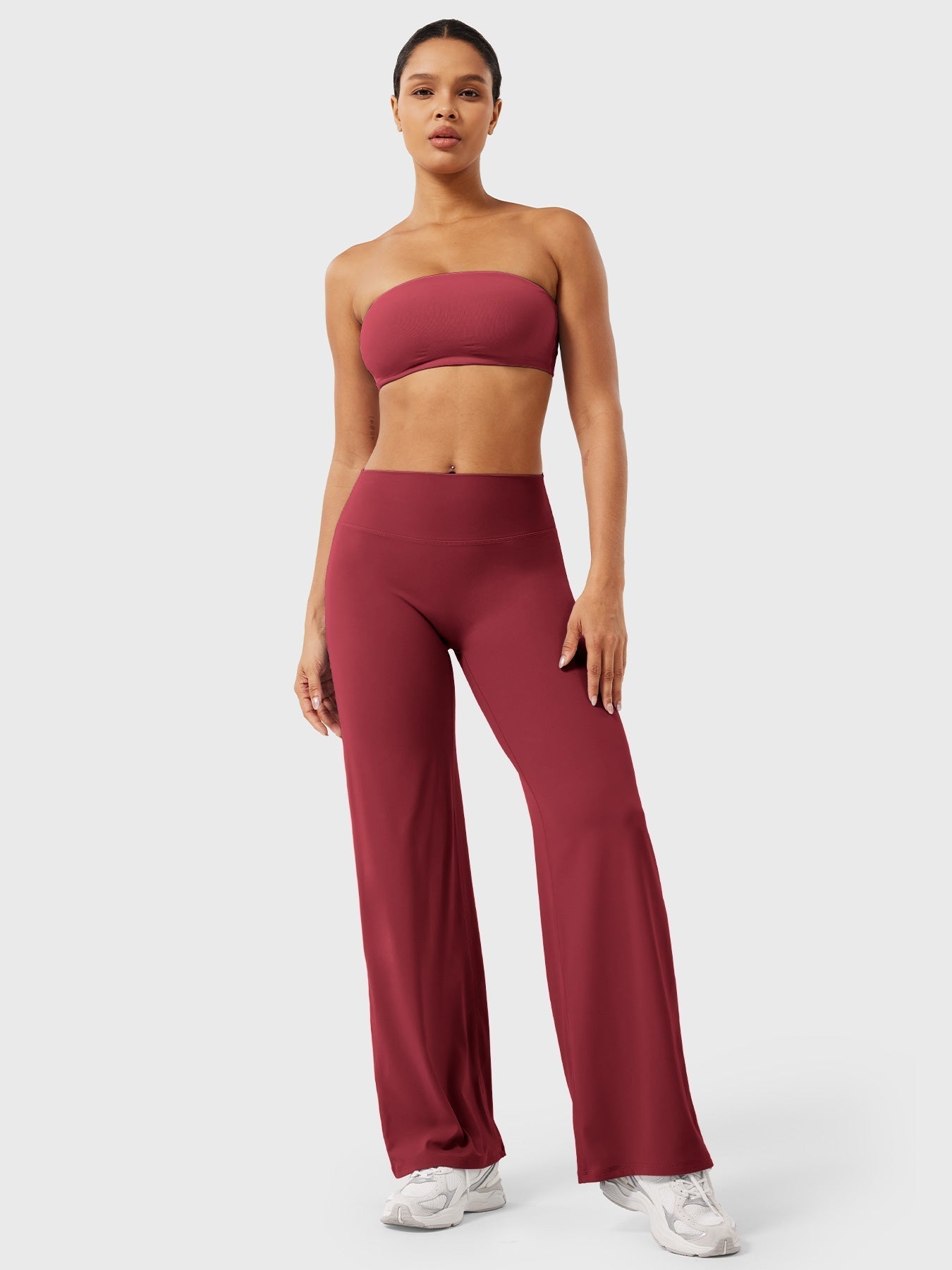 Damen Sommerhose Hohe Taille Slim Fit