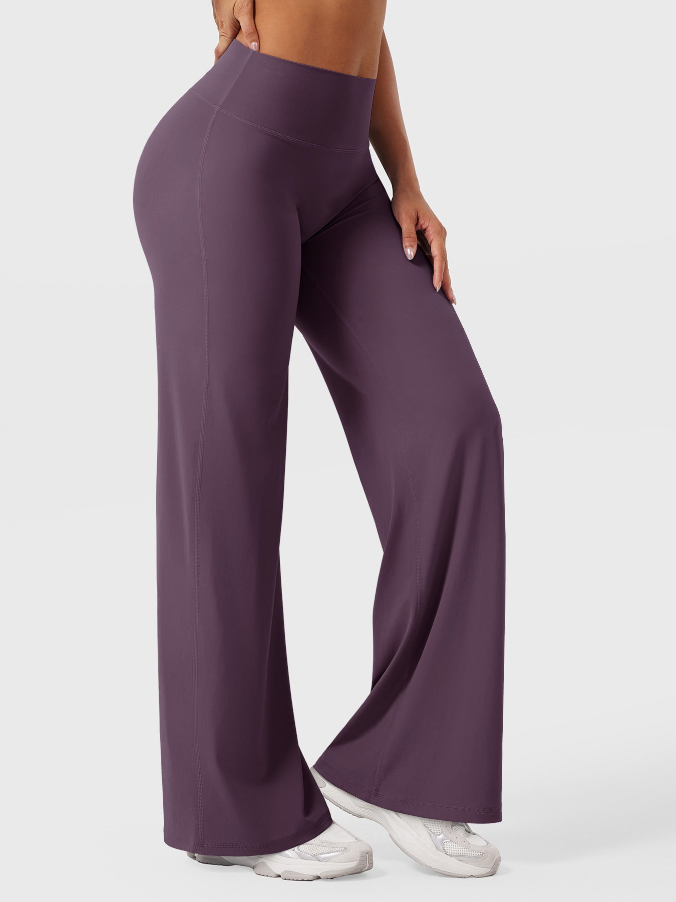 Damen Sommerhose Hohe Taille Slim Fit