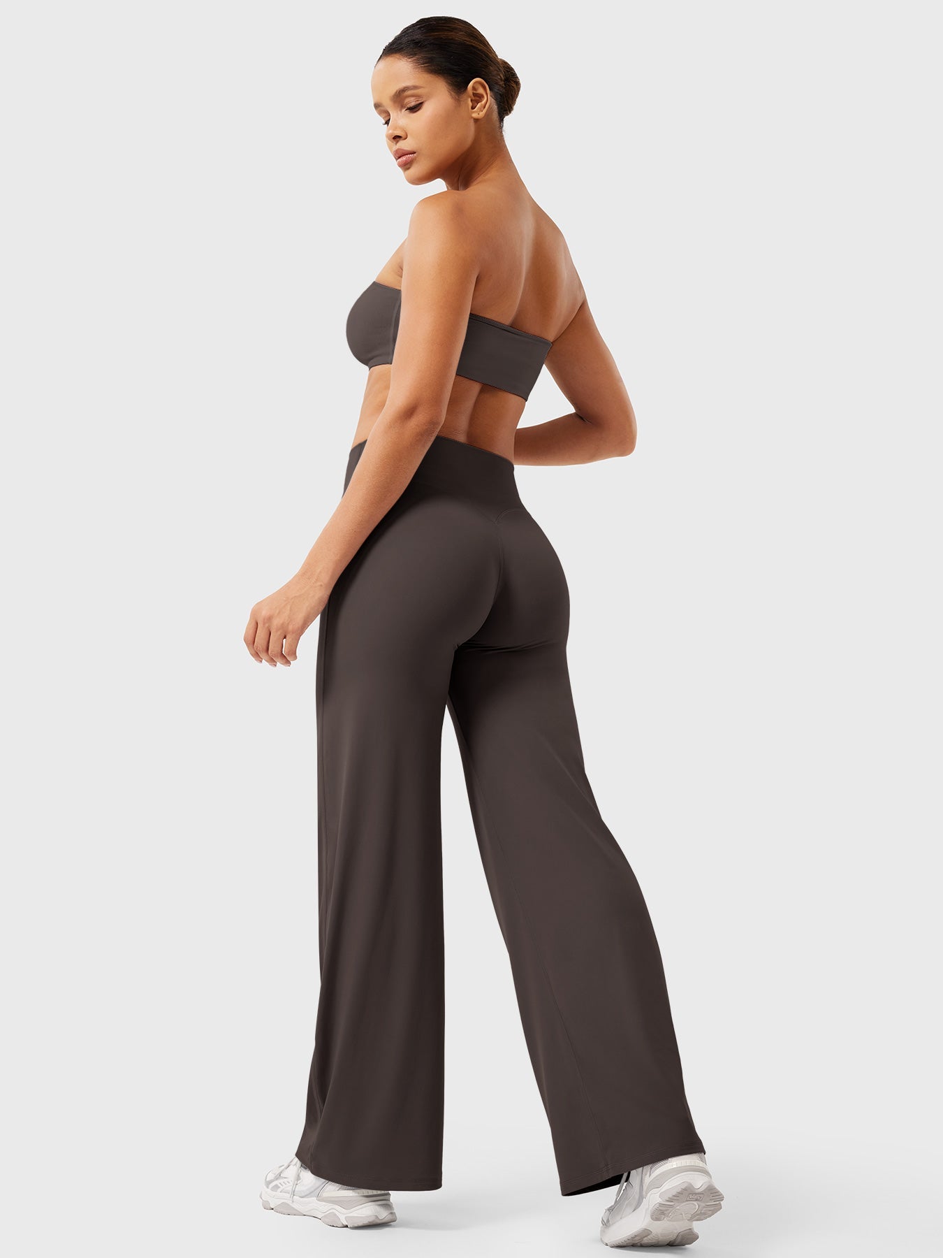 Damen Sommerhose Hohe Taille Slim Fit