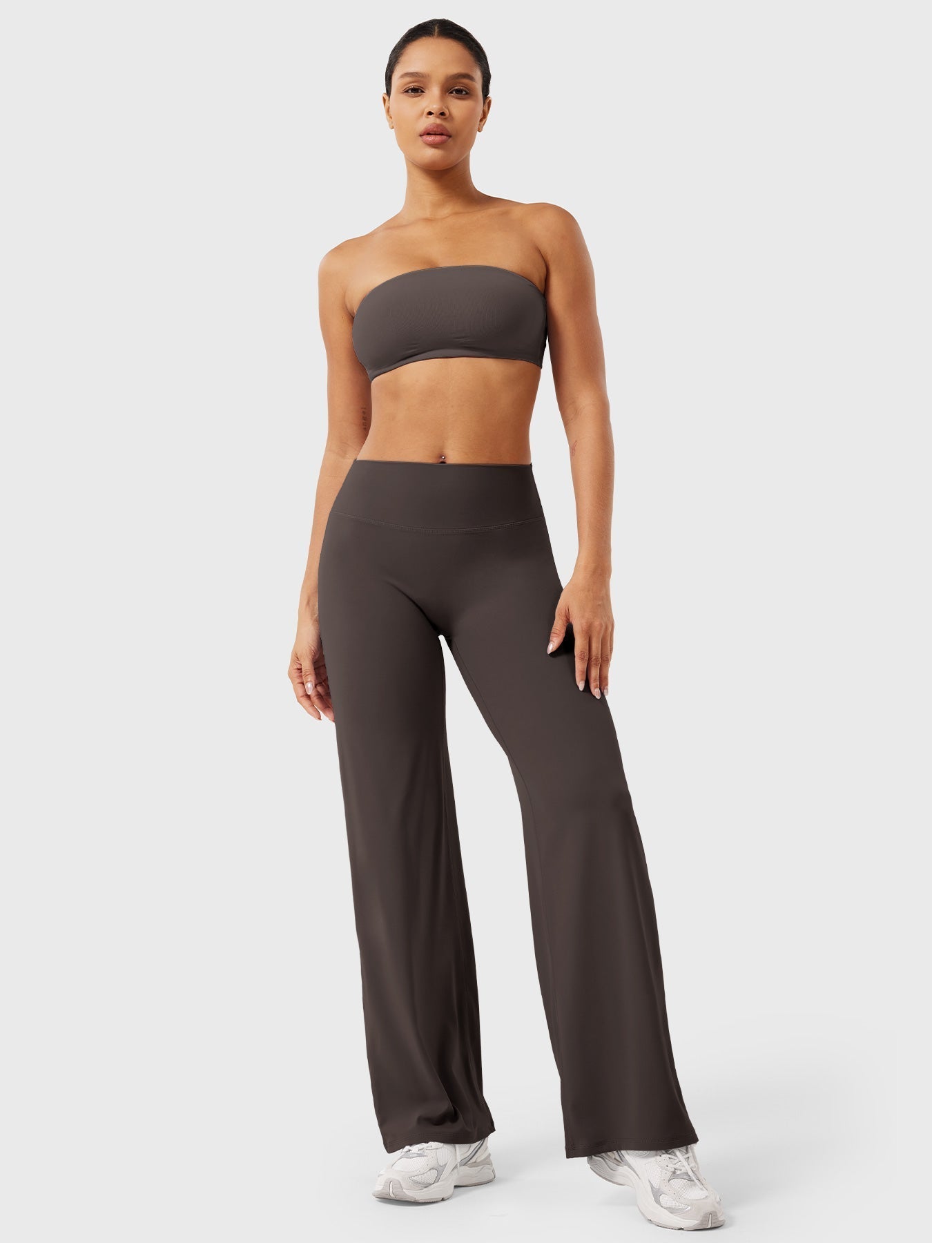Damen Sommerhose Hohe Taille Slim Fit