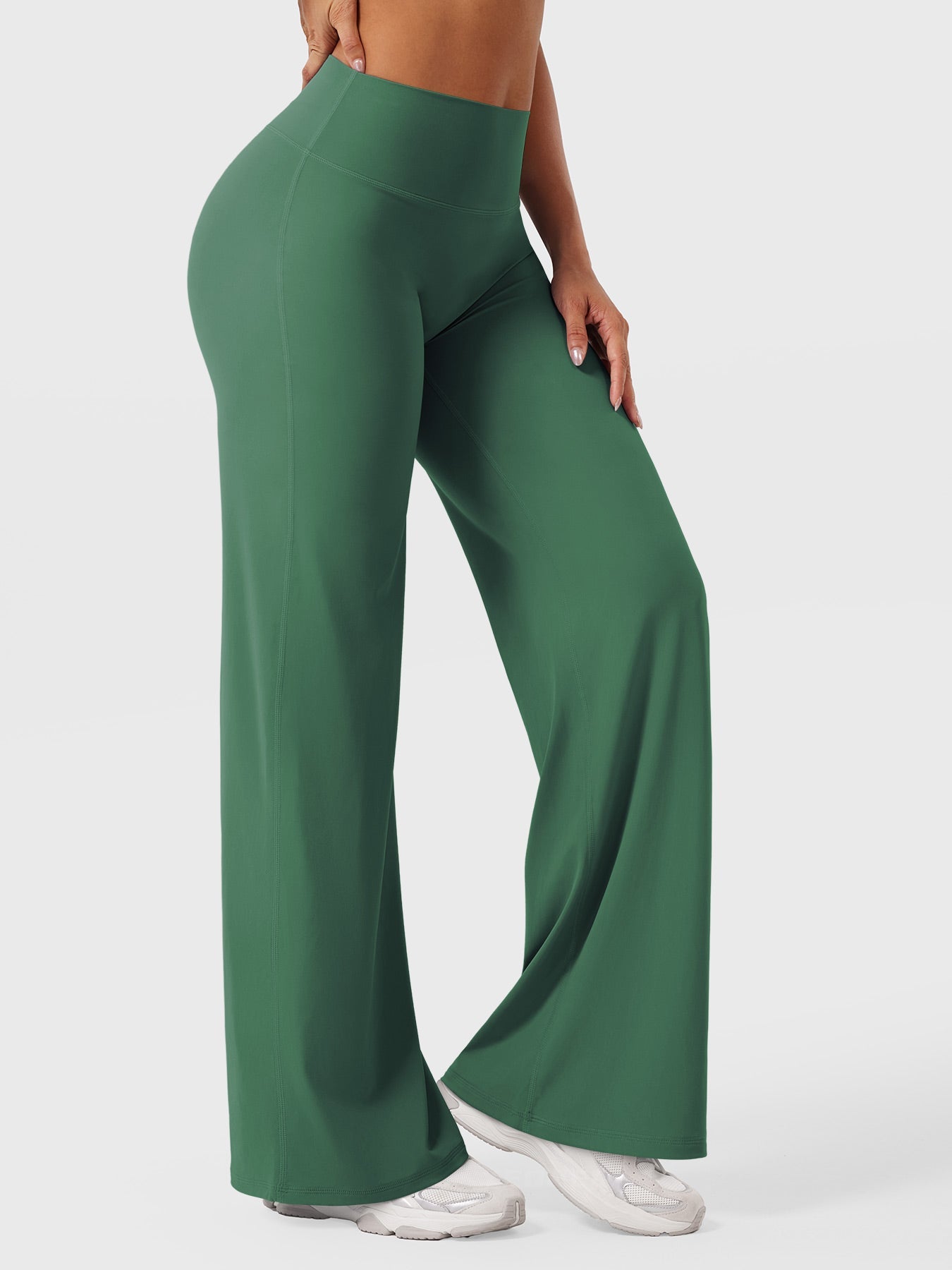Damen Sommerhose Hohe Taille Slim Fit