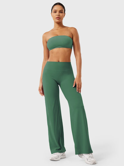 Damen Sommerhose Hohe Taille Slim Fit