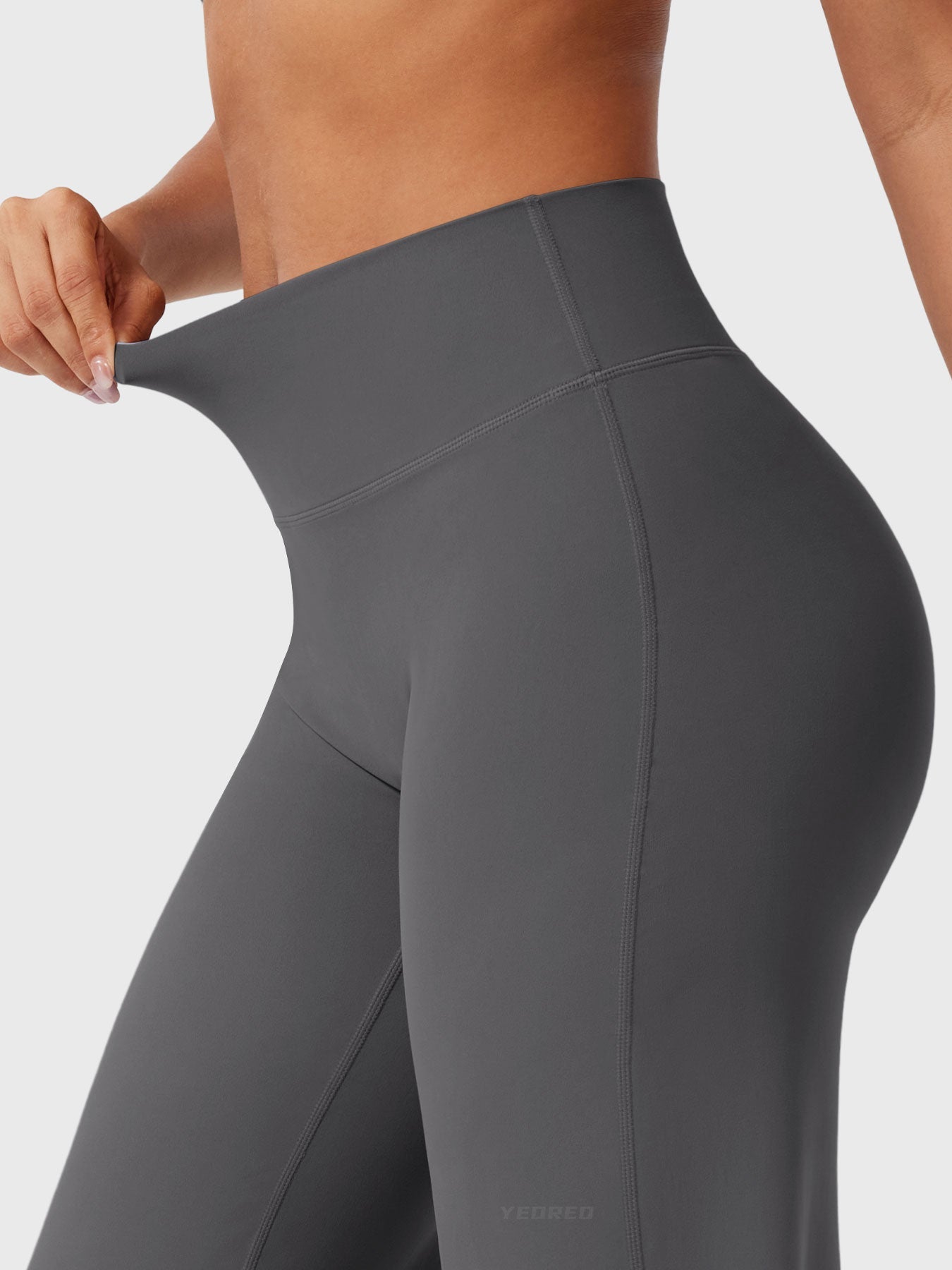 Damen Sommerhose Hohe Taille Slim Fit