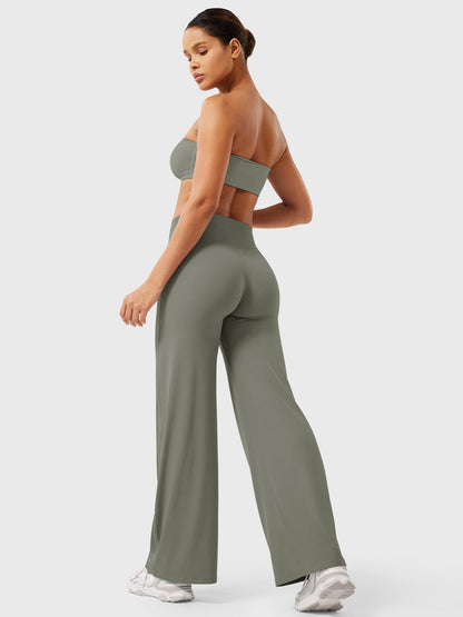 Damen Sommerhose Hohe Taille Slim Fit