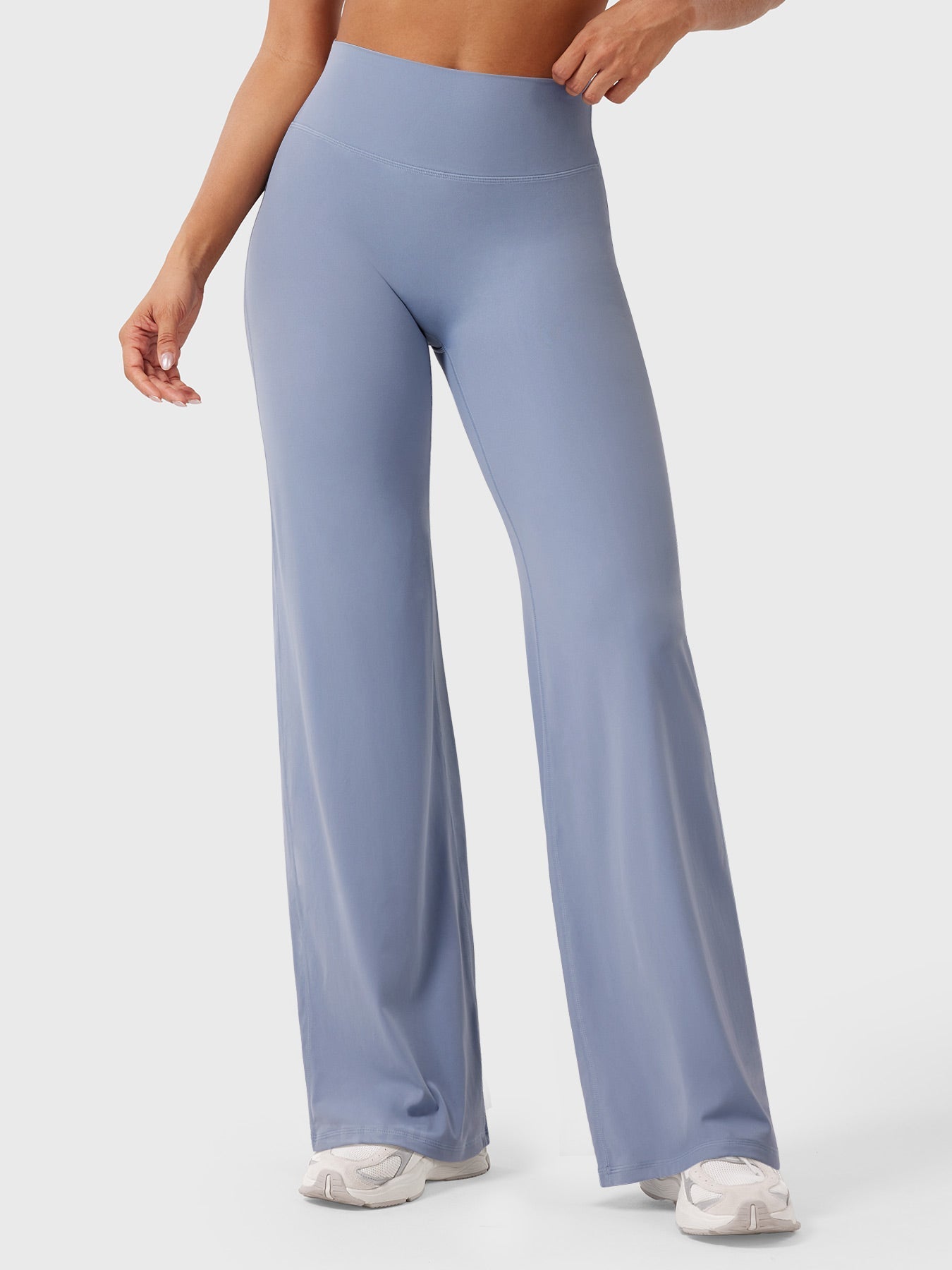 Damen Sommerhose Hohe Taille Slim Fit