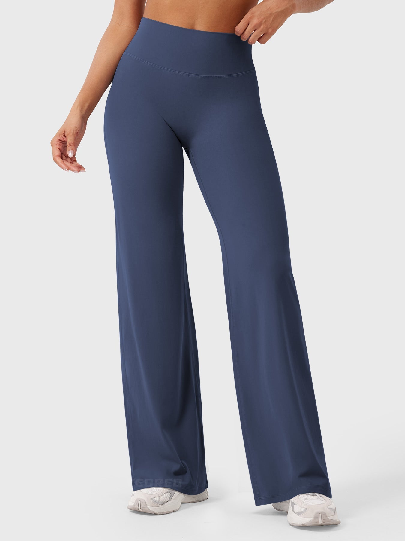 Damen Sommerhose Hohe Taille Slim Fit