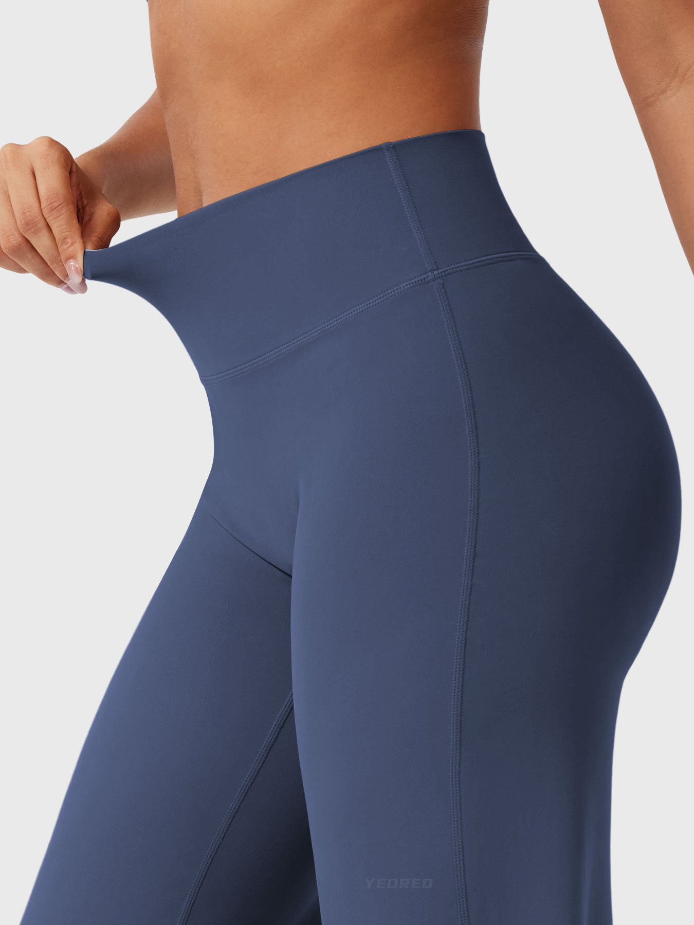 Damen Sommerhose Hohe Taille Slim Fit