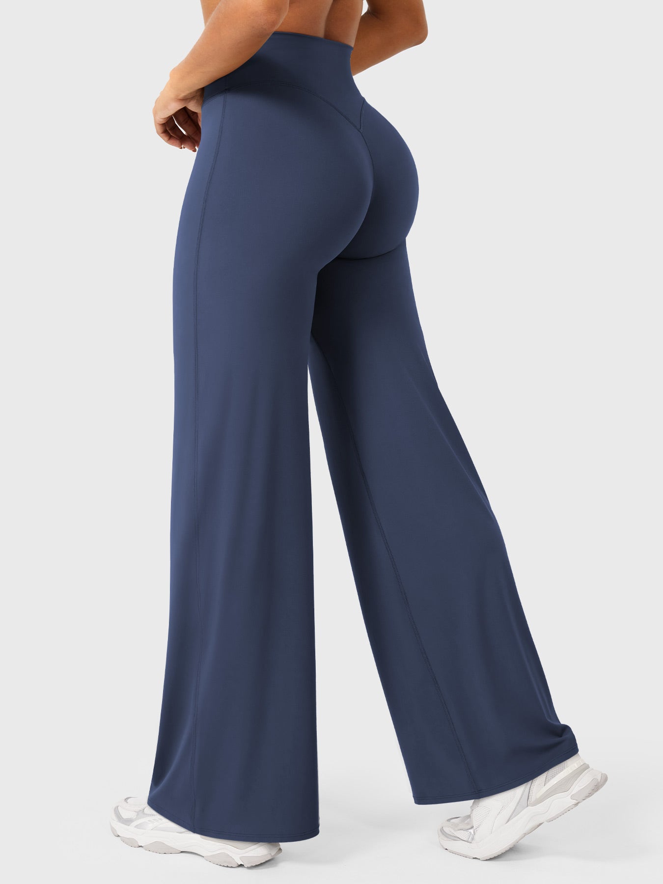 Damen Sommerhose Hohe Taille Slim Fit