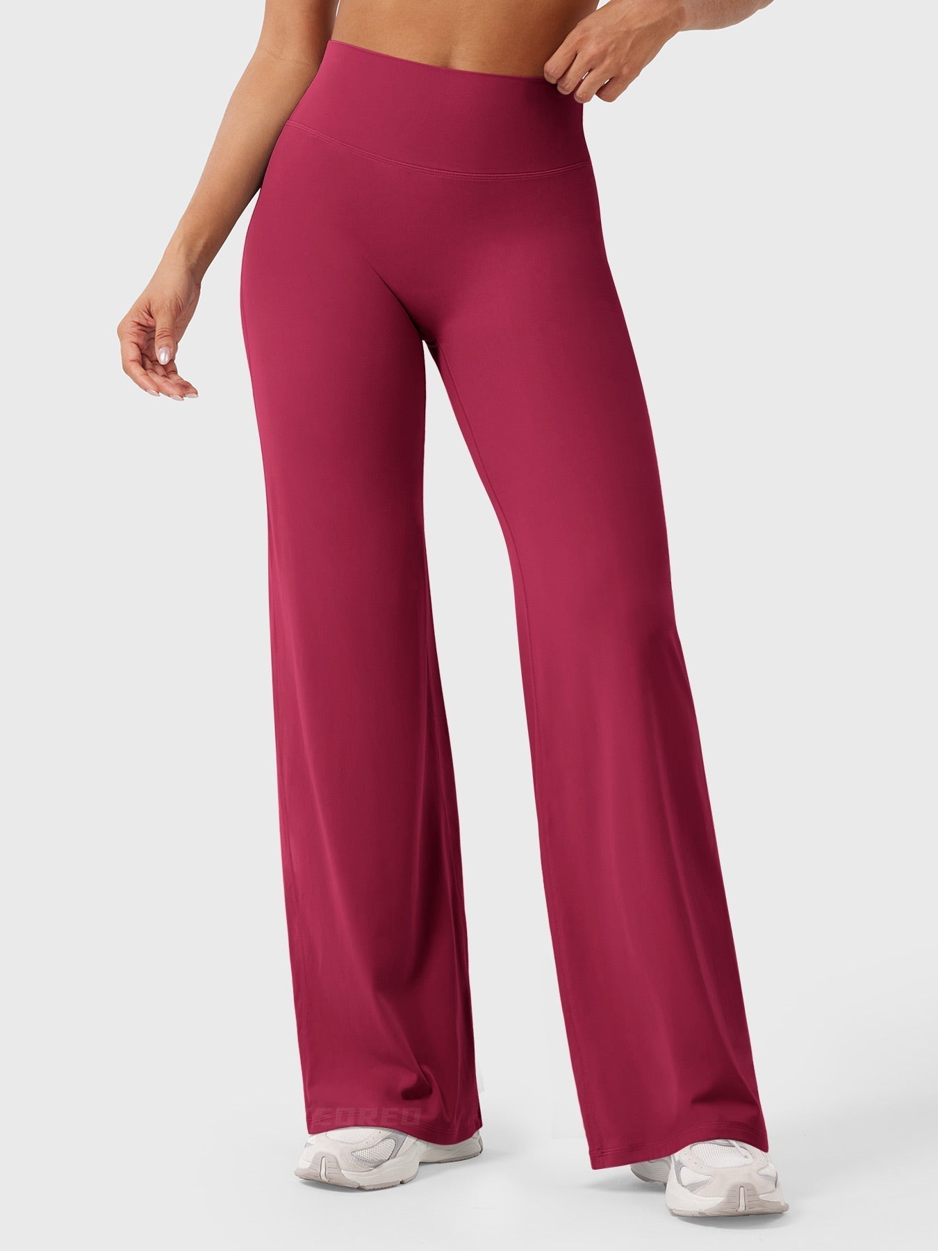 Damen Sommerhose Hohe Taille Slim Fit