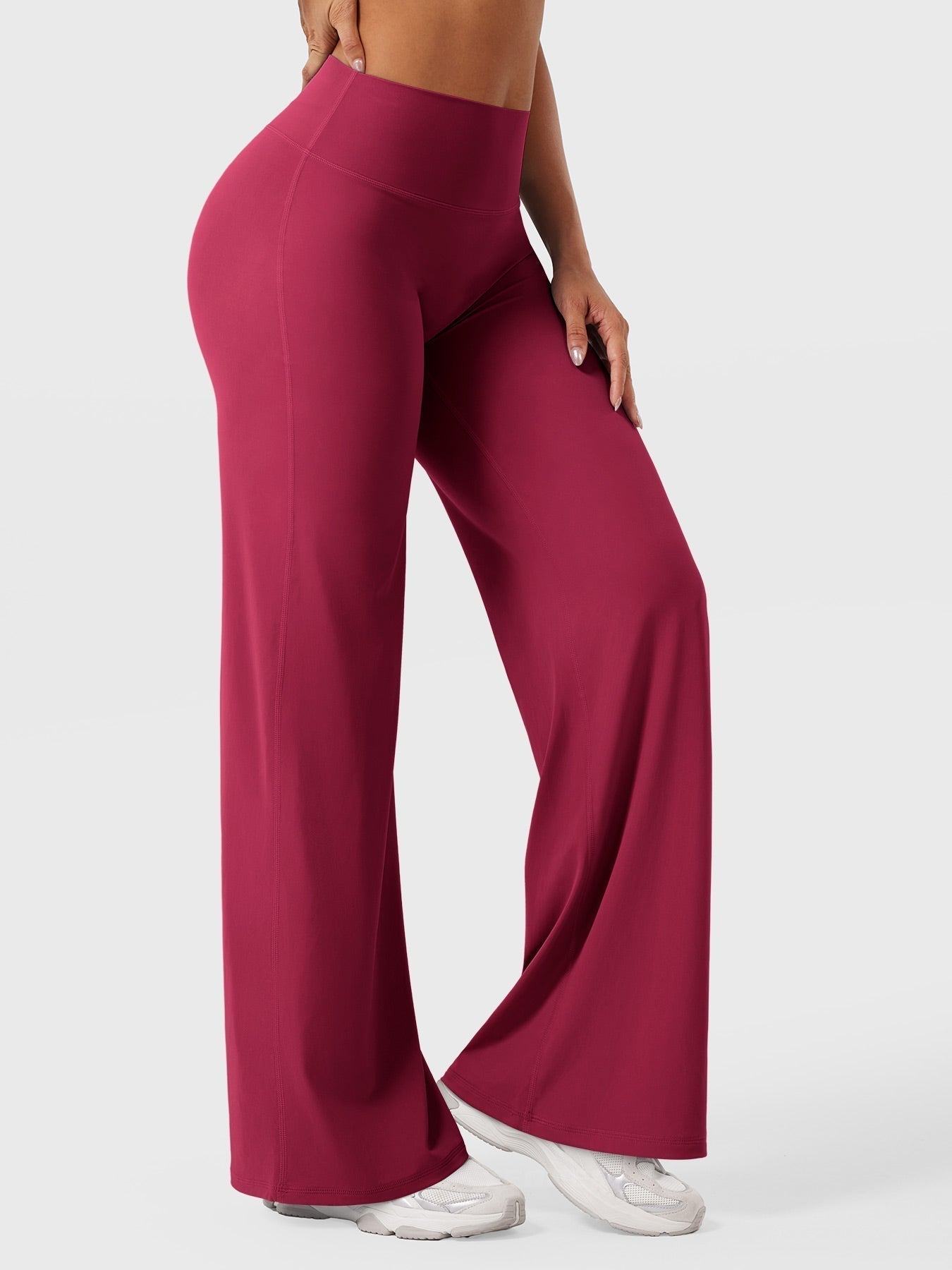 Damen Sommerhose Hohe Taille Slim Fit