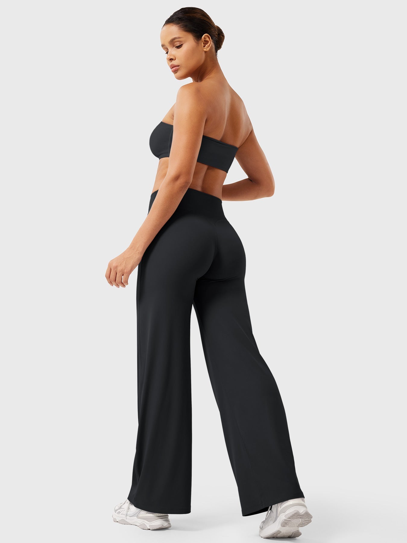 Damen Sommerhose Hohe Taille Slim Fit