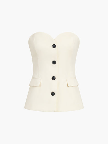 Damen Korsett Oberteil Zweiteiler Set