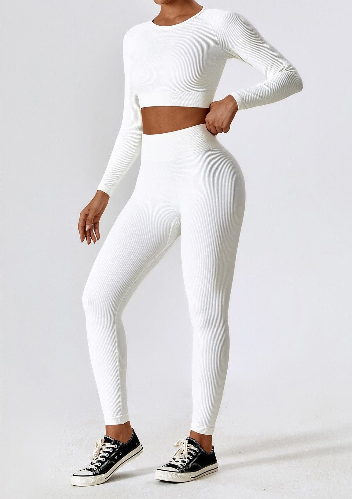 Damen Sport-Set Nahtlos Zweiteilig Funktionsbekleidung - Norvielle