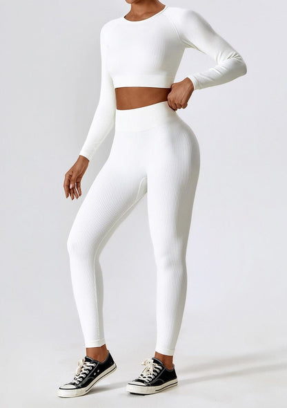 Damen Sport-Set Nahtlos Zweiteilig Funktionsbekleidung - Norvielle