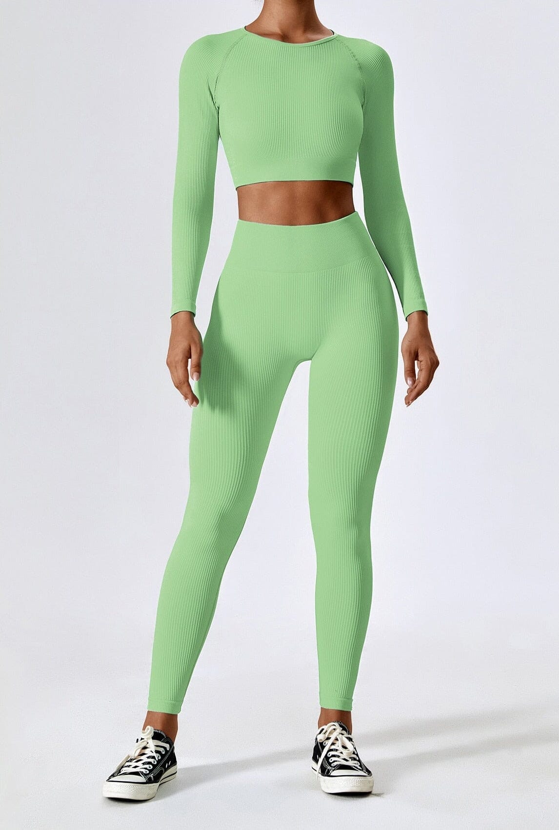 Damen Sport-Set Nahtlos Zweiteilig Funktionsbekleidung