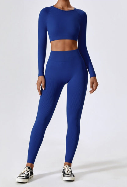 Damen Sport-Set Nahtlos Zweiteilig Funktionsbekleidung