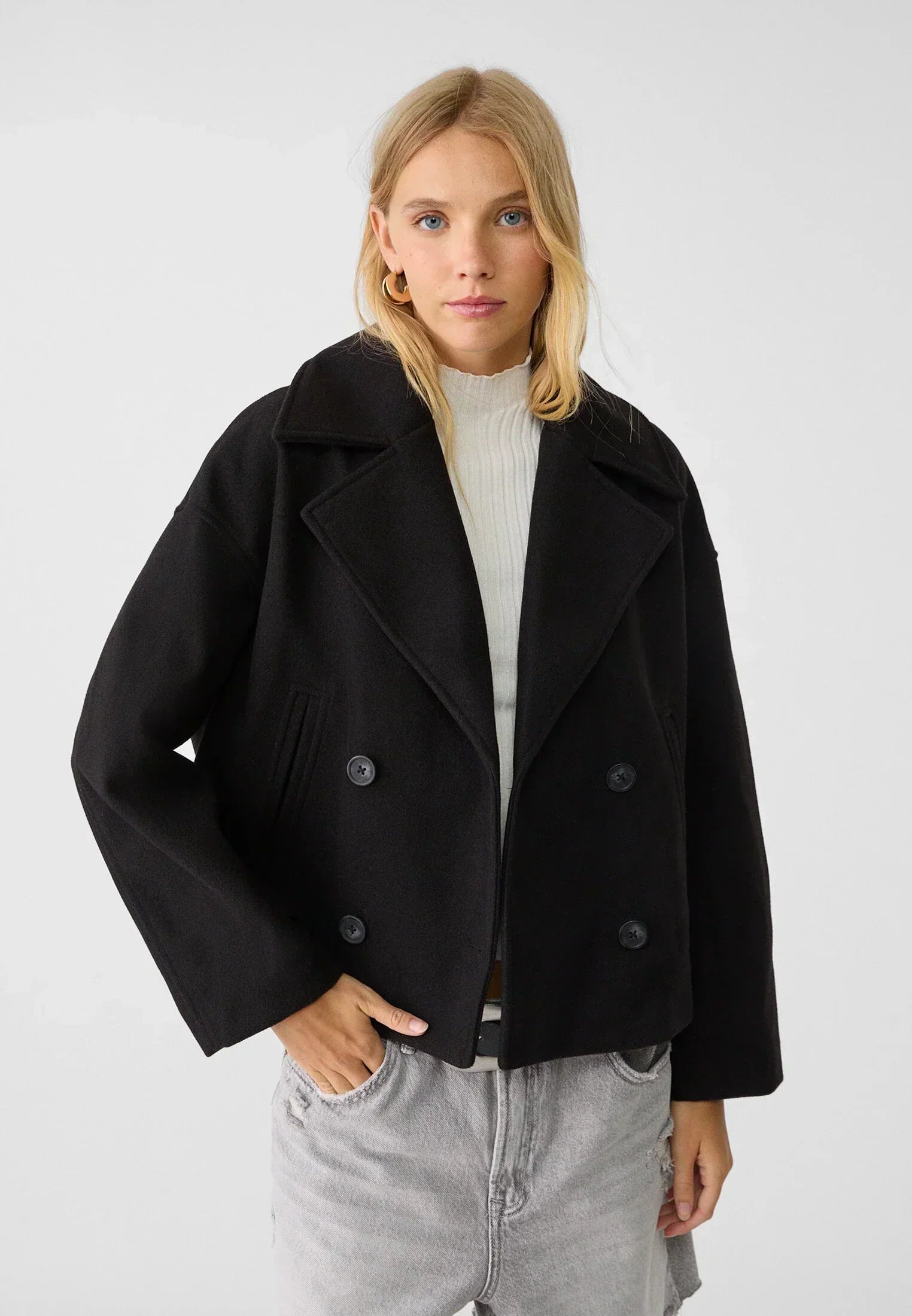Damen Kurzjacke Slim Fit Klassisch - Norvielle