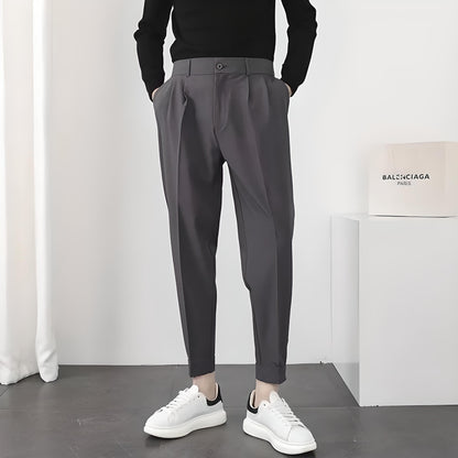 Herren Slim-Fit-Hose Elegant für Business